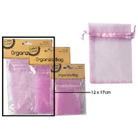 12*17Cm Organza Bag-Lavender