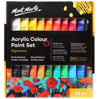 Mm Acrylic Colour Paint Set 18Pc X 36Ml