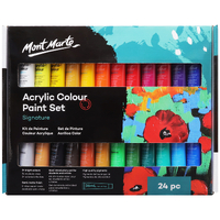 Mm Acrylic Colour Paint Set 24Pc X 36Ml