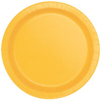 Sunflower Yellow 8 X 18Cm (7inch) Paper Plates