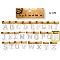 White 10Cm Alphabet Letters- R