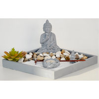 MINI ZEN GARDEN DECO 27X27X15CM