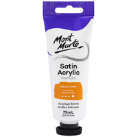 Mm Satin Acrylic 75Ml - Yellow Ochre