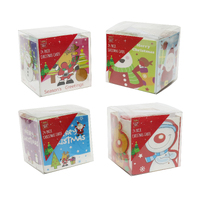 Cards Mini Square 24pk Asst