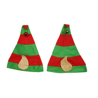 Elf Hat With Ears & Bell Asst