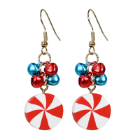 Christmas Earrings Nutbell Drops Asst