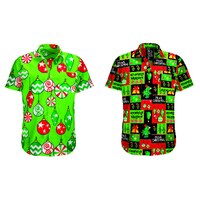 Christmas Mean Green Shirt Mens Asst