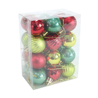 Baubles 30mm 24pk Asst