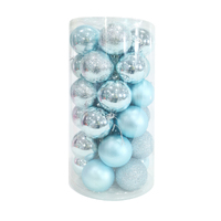 Baubles 60mm 30pk Blue