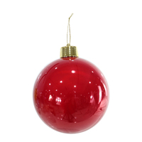 Bauble Pearl 20cm Red