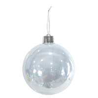 Bauble Pearl 20cm Silver