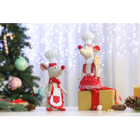 Christmas Kitchen Rascal Figurine 30cm Asst