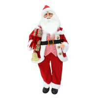 Animated Music Santa w/Sensor 110cm Asst