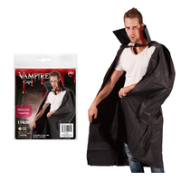 VAMPIRE VINYL CAPE ADULTS 1.15m