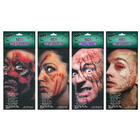 FACE SCARS TATTOO SHEET 2pk Asst