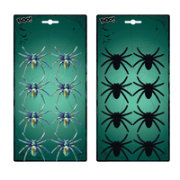 SPIDERS 6.5cm 8pk Asst