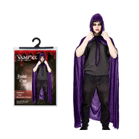 VAMPIRE HOODED CAPE Asst