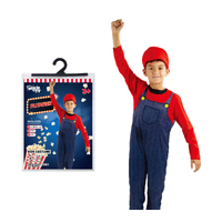 COSTUME PLUMBER OVERALLS KIDS