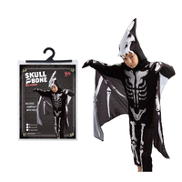 COSTUME SKELETON BAT JUMPSUIT KIDS