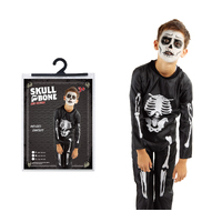 COSTUME SKELETON BLACK JUMPSUIT KIDS