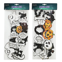 HALLOWEEN HANGING SIGN 46cm Asst