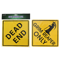 ROAD WARNING SIGN 28cm Asst