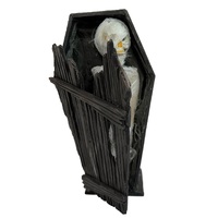 ANIMATED TABLE TOP MUMMY COFFIN B/Op 26cm