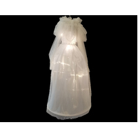 ANIMATED HANGING BRIDE DRESS B/Op 1.1m