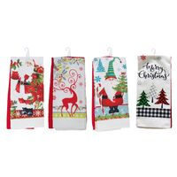 Christmas Tea Towel 2pk Asst