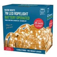 Timer LED Ropelight Timer B/OP 7m Warm