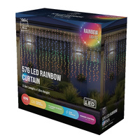 LED Curtain Lights 576 Rainbow